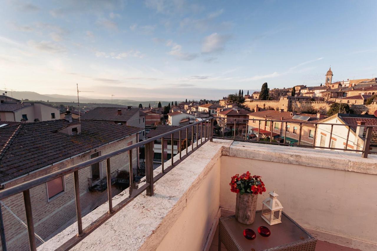Il Trabucco E La Terrazza Della Val D' Orcia Apartman San Quirico dʼOrcia Kültér fotó
